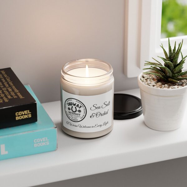 Clear Cotton Scented Soy Candle - 9oz - Cozy Home Fragrance - Image 8