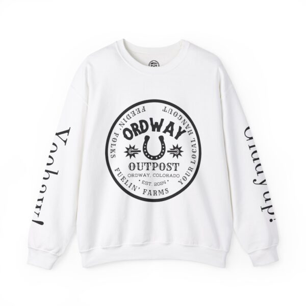 Unisex Heavy Blend™ Crewneck Sweatshirt - Ordway Outpost Vintage Style - Image 5