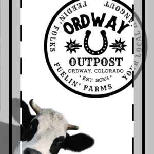 Moo Howdy Magnet - Ordway Outpost Farm Decor