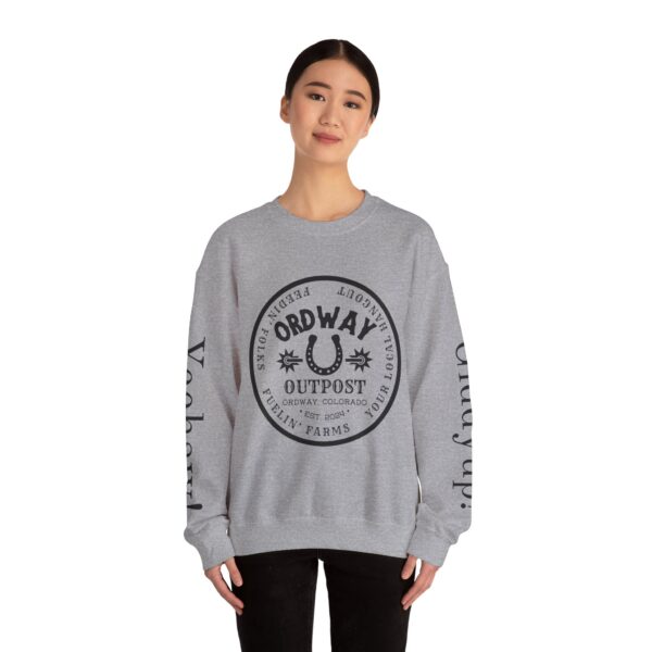 Unisex Heavy Blend™ Crewneck Sweatshirt - Ordway Outpost Vintage Style - Image 16