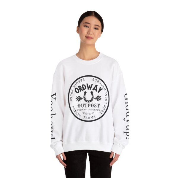 Unisex Heavy Blend™ Crewneck Sweatshirt - Ordway Outpost Vintage Style - Image 8
