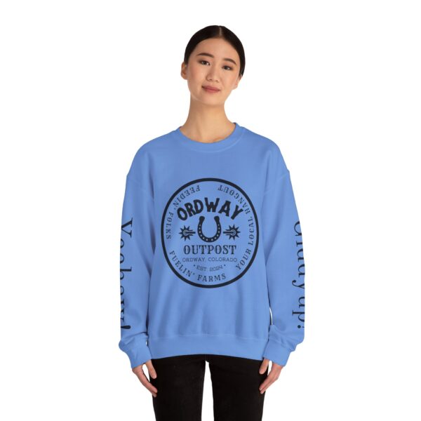 Unisex Heavy Blend™ Crewneck Sweatshirt - Ordway Outpost Vintage Style - Image 4