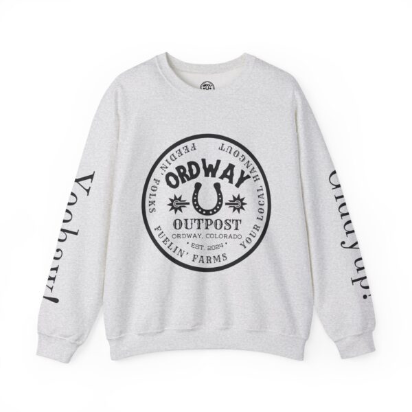 Unisex Heavy Blend™ Crewneck Sweatshirt - Ordway Outpost Vintage Style - Image 9