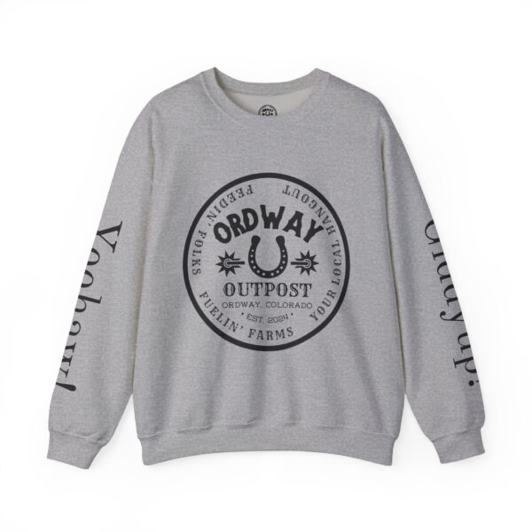 Unisex Heavy Blend™ Crewneck Sweatshirt - Ordway Outpost Vintage Style - Image 13