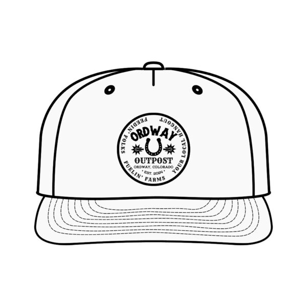 Retro Surf Cap with Ordway Outpost Design - Perfect for Beach Days