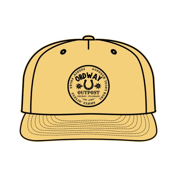 Retro Surf Cap with Ordway Outpost Design - Perfect for Beach Days - Image 5