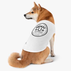 Vintage-Inspired Pet Tank Top for Stylish Dogs - Perfect for Outdoor Adventures