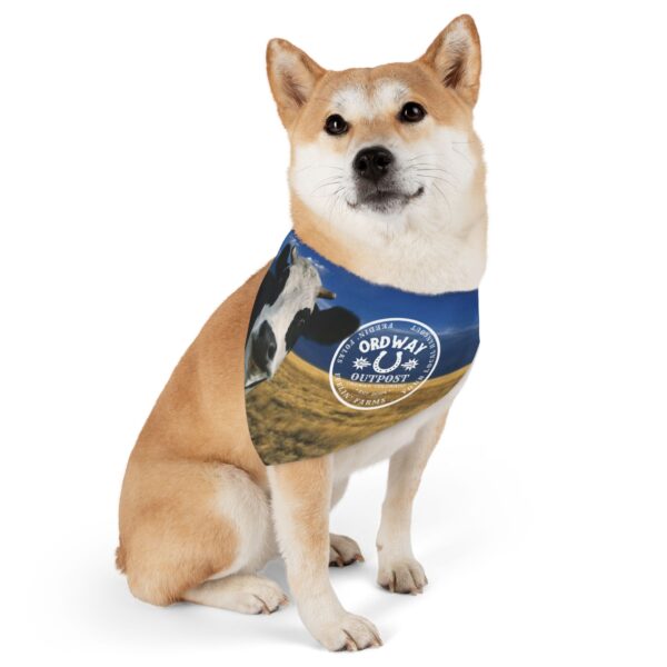 Moo Howdy Print Pet Bandana Collar - Fun and Trendy Accessory for Dogs - Image 2