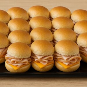 Turkey & Cheddar Sandwich Tray – 20ct