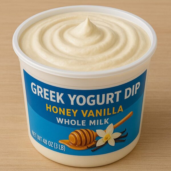 Honey Vanilla Whole Milk Greek Yogurt Dip, 48 oz