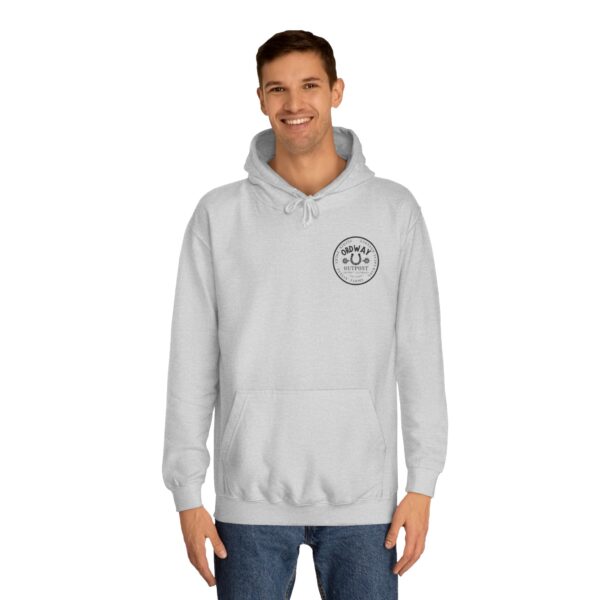 Ordway Outpost Logo College Hoodie - Cozy and Versatile Unisex Hoodie for Casual Occasions - Image 3