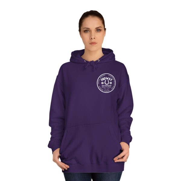 Ordway Outpost Logo College Hoodie - Cozy and Versatile Unisex Hoodie for Casual Occasions - Image 28