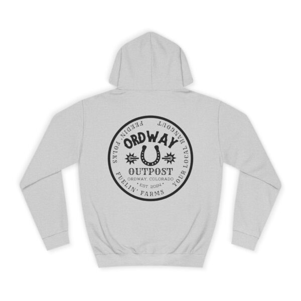 Ordway Outpost Logo College Hoodie - Cozy and Versatile Unisex Hoodie for Casual Occasions - Image 2