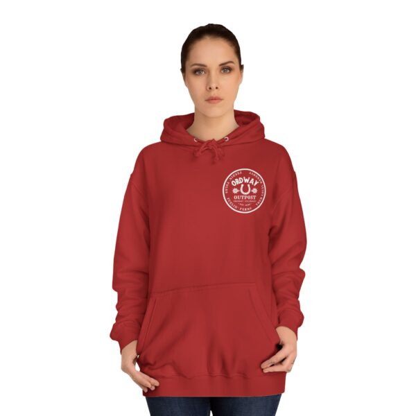 Ordway Outpost Logo College Hoodie - Cozy and Versatile Unisex Hoodie for Casual Occasions - Image 8
