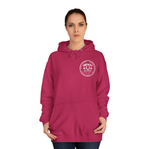 Ordway Outpost Logo College Hoodie - Cozy and Versatile Unisex Hoodie for Casual Occasions - Image 32