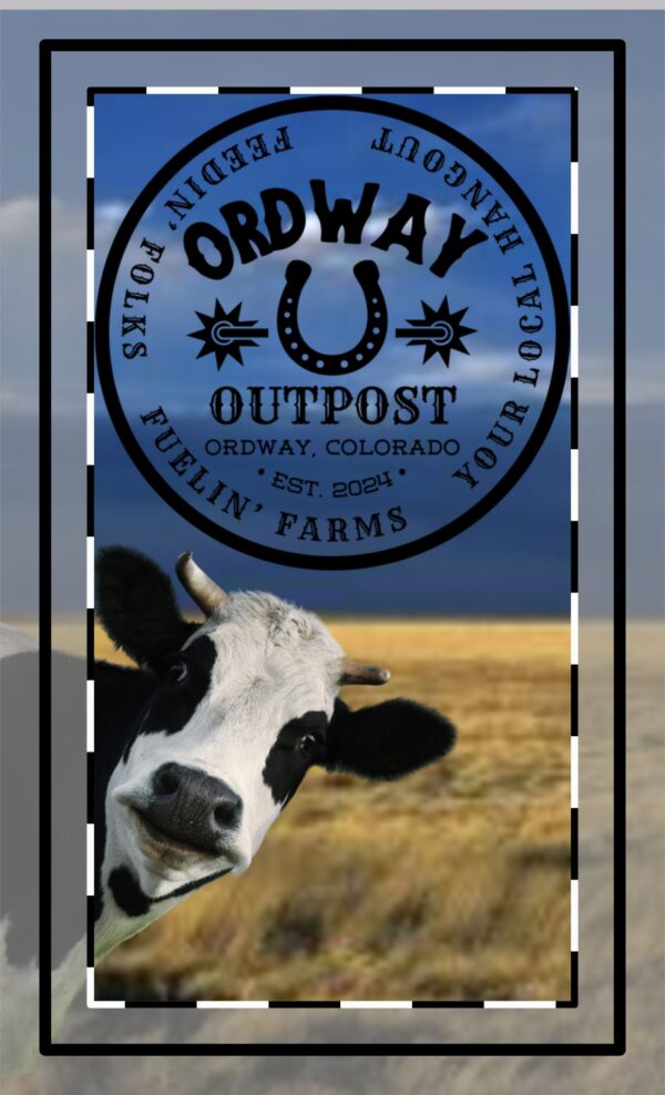 Custom Cow Shape Magnet - Ordway Outpost Farm Decor