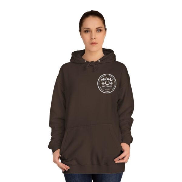 Ordway Outpost Logo College Hoodie - Cozy and Versatile Unisex Hoodie for Casual Occasions - Image 12
