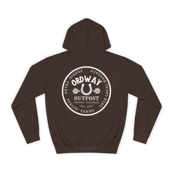 Ordway Outpost Logo College Hoodie - Cozy and Versatile Unisex Hoodie for Casual Occasions - Image 10